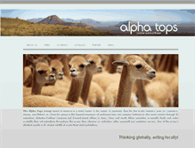 Tablet Screenshot of alphatops.com